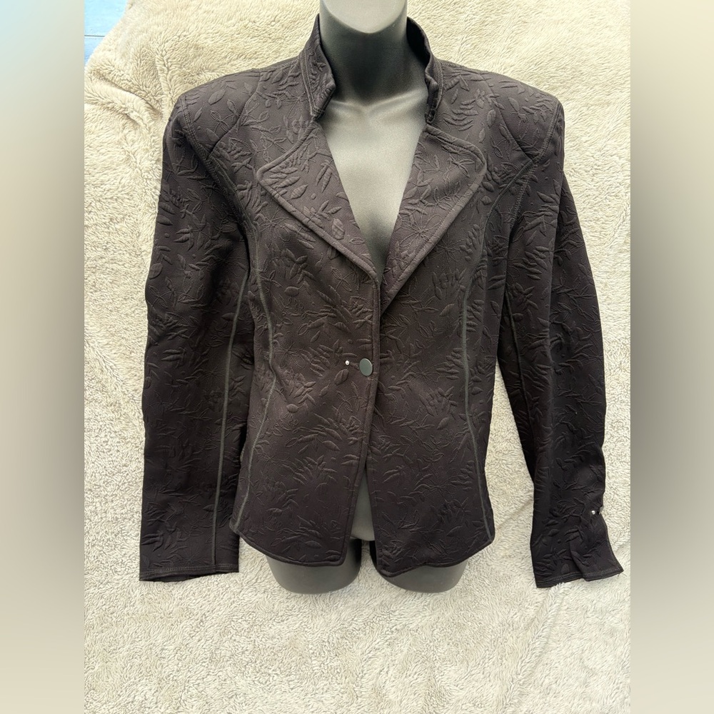 High Everyday Couture Tech Black Textured Women's Jacket